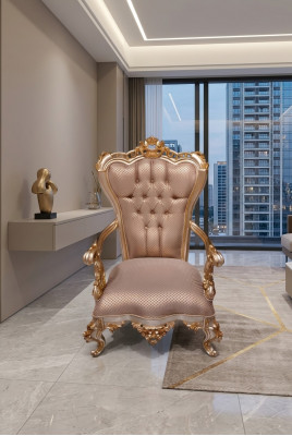 Beige Chesterfield Still antike Stil Stillen Still Barock Rokoko Miwwelen