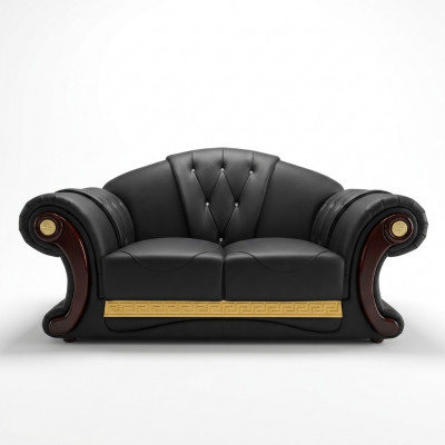 Chesterfield Zweisitzer Canapé Design Miwwelen Klassesch Sofas Ariichtung