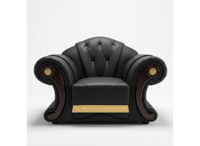 Luxus Sessell Chesterfield Einsitzer Couchemiwwel Ariichtung Canapé 1er