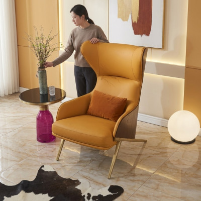 Luxus Fauteuil Einsitzer Sofa Canapé Miwwelen Ariichtung Kanzlei Hotel Nei
