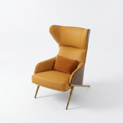 Luxus Fauteuil Einsitzer Sofa Canapé Miwwelen Ariichtung Kanzlei Hotel Nei