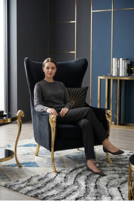 Luxus Sëtz Canapé Polster Miwwelen Anzelsëtz Canapéen Sofa Ousselsëtz