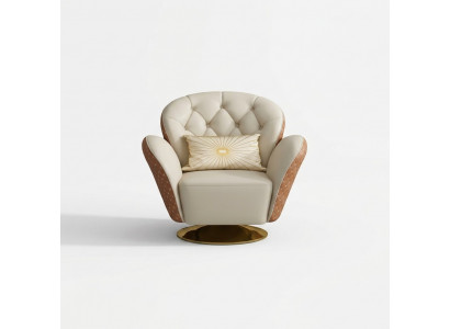 Dreebare Chesterfield Sëtz Fauteuil Still Polstermöbel Eensëtzer