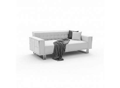 Verstellbar Multifunktion Canapé Sofa Zweesëtzeger Canapéen Design Sofae Wäiss