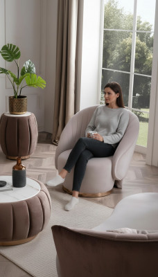 Fauteuil Relax Stull Liegestull Still Polster Einzelaarmaart Miwwelen Stoff Textil