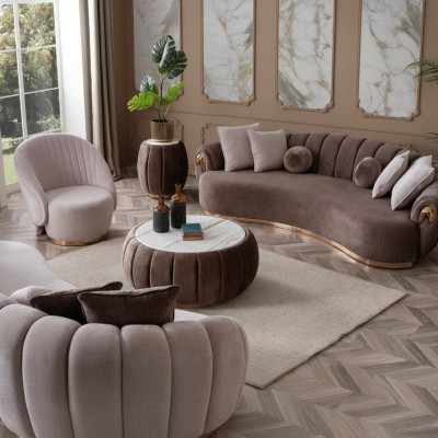 Sofagarnitur Couch Polster Miwwelen Set 3+1 Couchtisch 3tlg. Sëtzpolster Garnituren
