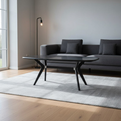 Schwaarzen Iessdësch 160x85 Iesszëmmer Dësch Iessdëscher Dëscher Miwwelen Holz