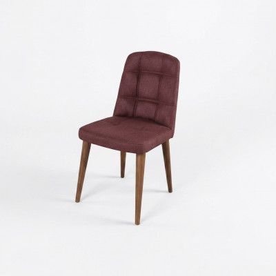 Original e rosa Stull op Been op Holzbeen fir Ären Iesszëmmer Neit Modell