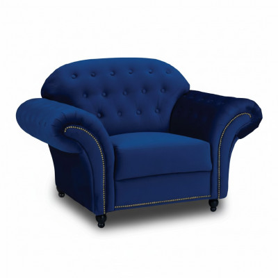 Bloen Chesterfield Fautteuil Eenzelsëtz Canapé Sofa Blo Lienestull Miwwelen