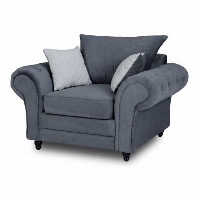 Fernsehfauteuil Eenzelsëtz Chesterfield Sofa Couch Polstersëtz Miwwelen Samt