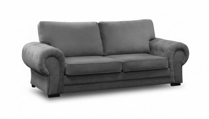 Luxus Sofa Canapé Gepolstert Sofen Polster Miwwelen Dräisëtzer Stoff Samt