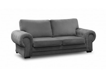 Luxus Sofa Canapé Gepolstert Sofen Polster Miwwelen Dräisëtzer Stoff Samt