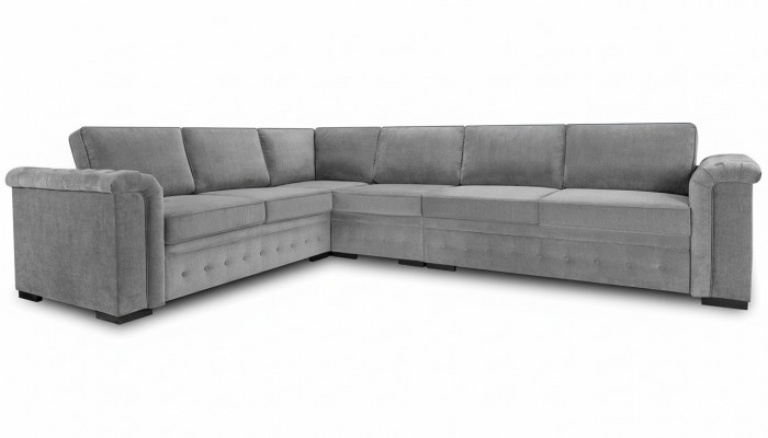 Canapé Ecksofa Polster Samt Canapé Wunnzëmmer Miwwelen Canapé Stoff