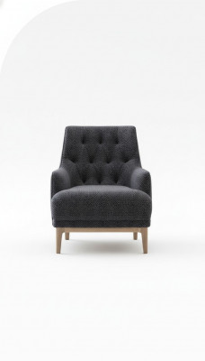 Wunnzëmmer Fauteuil Moderne Cocktailsessel Einsitzer Polstersessel Lounge Club