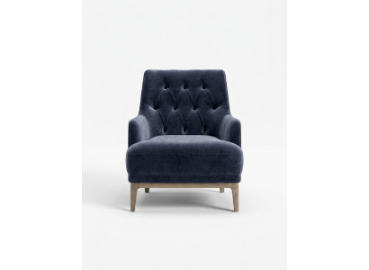 Bloen exklusiven Chesterfield-Fauteuil Wunnzëmmer Eenzele Sëtz Holzgestell