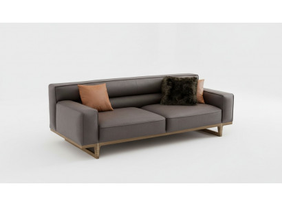 Gronge Dreisëtzer Modern Luxus Canapé Wunnzëmmer Miwwelen Wunnzëmmer Sofa