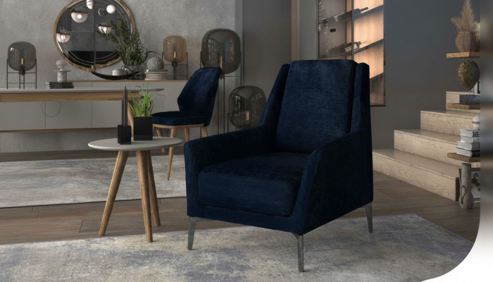 Bloen Relaxfauteuil Modernen Einsitzi Sofa-Sëtz Clubfauteuil Nei