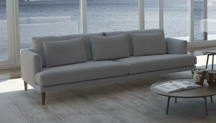 Modernt Groussegaart Dräisëtzeger Geséisstu Designer Luxus Canapé Wohnmébel
