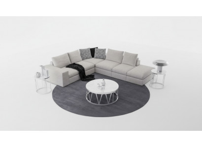 Wäisst Eckschaaf Polster Eckgarnitur Luxus L-Form Sofas Modern Design
