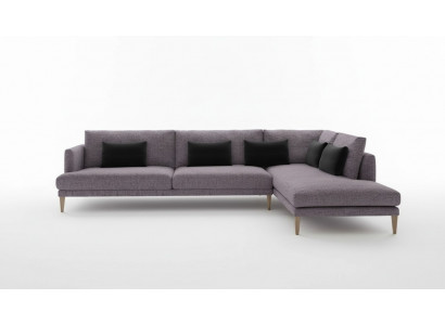 Wunnlandschaft Sofa Ecksofaen L-Form Textilmöbel Modern Ariichtung