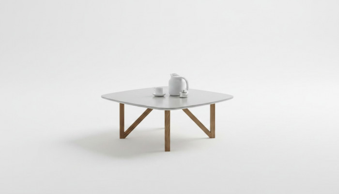 Couchtisch Wunnzëmmer Dësch Luxus Walnuss Natur Designer Bäistelltisch