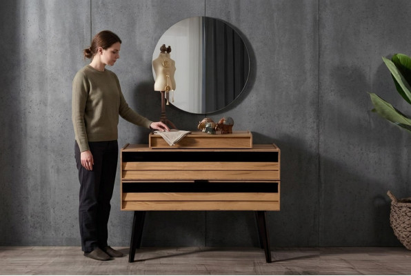 Designer Luxus Massivholz Kommode Brong Späicherkommode Modern Nei