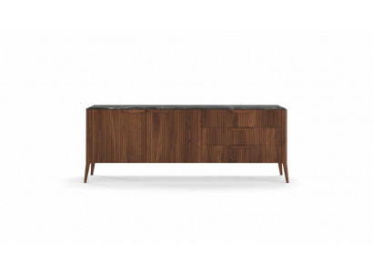 Grousst Holz Sideboard Modern Iesszëmmermiwwelen Massivholz Schëffer Nei