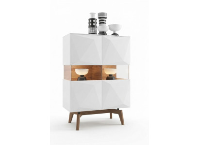 Wäisst Bett Luxus Bettgestell Modern Schlofzëmmermiwwelen Holzgestell
