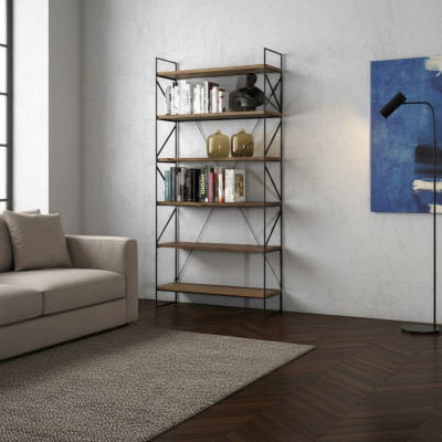Mauerregal Modernen Bicherregal Wunnzëmmer Regal Designer Holzmöbel