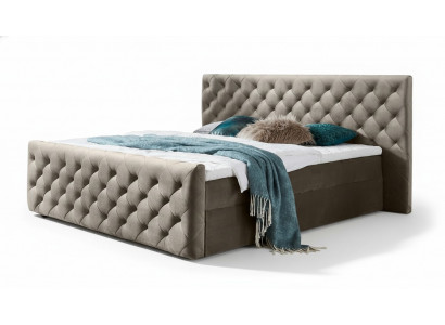 Chesterfield Sammetbetter Duebelbett 160x200 Design Better Hotel Eriichtung