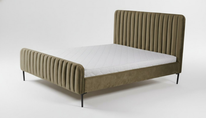 Gréng Duebelzëmmer Holzmöbler Design elegant Stoff klassesch Möbler