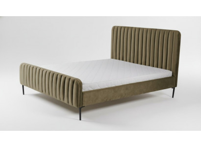 Gréng Duebelzëmmer Holzmöbler Design elegant Stoff klassesch Möbler
