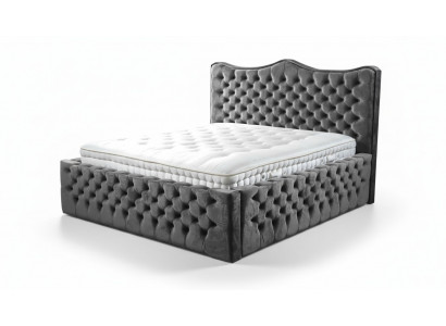 Chesterfield Bett Samt Better Doppelbett 160x200 Design Hotel Ariichtung