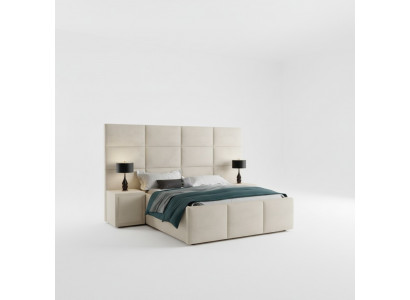 Duebelbett Bett Këssen Better Design Schlofzëmmer Miwwelen Ariichtung 180x200cm