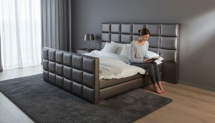 Grouss duebelt Bett Modern Schlofzëmmer Better Elegant Liederbetter Neien