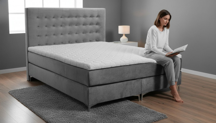 Grouse Duebelbett Klassescht Schlofschmöbel Design Elegante Stoff nei