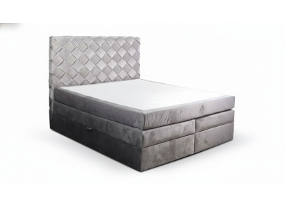 Boxspringbett mat Bettkëscht Matratz Better Chesterfield Schlofkummer