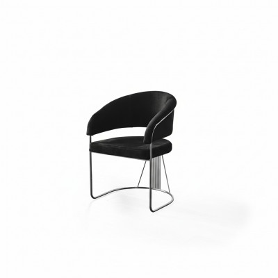 Modernt Sëtzstill 1x Iesszëmmer Fernseh Lounge Sëtz Polsterstill Neit Textil