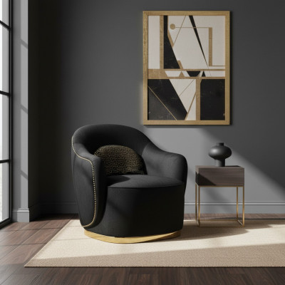 Sëtz Club Lounge Designer Fauteuil Sofa 1 Sëtzer Fernseh Textil Polster Nei