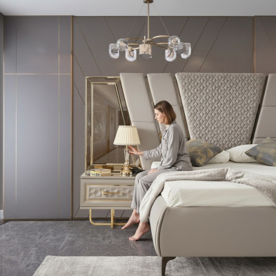 Design Nuetsdësch Konsole Niewendëscher Schlofzëmmer Holz Luxus Konsolen Nei