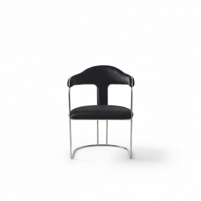 Moderne Fotell Stull 1x Iesszëmmer Tëlee Lounge Sëtz Polsterstull Neit Textil