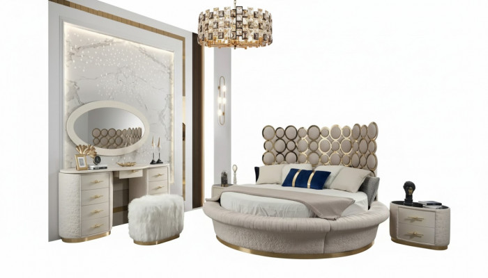 Ronne Bett Rond Design Better Lieder Duebel Luxus Hotel Gestell Schlofkummer