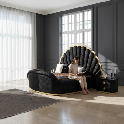 Schlofkummer Bett 2x Nuetsdëscher Luxus Better Set Komplett Design Miwwelen 3tlg. Nei