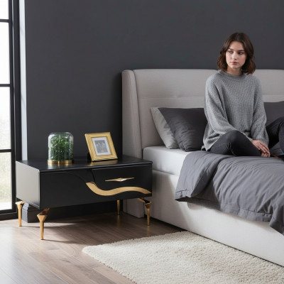 Beistelltisch Nuetsdësch Nuetskonsole Design Schlofkummer Dësch Nuetsdëscher Nei