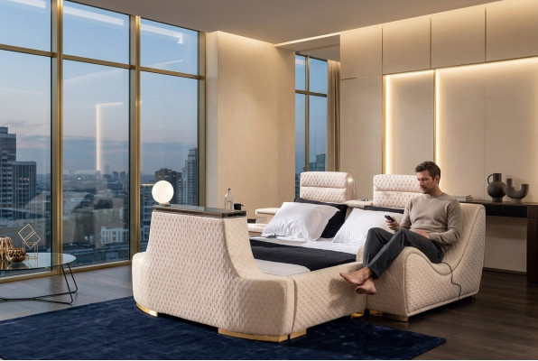 Duebëlbett Luxus Duebëlbett modernt Design Bettgestell Bettgestell Better
