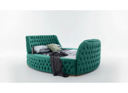 Chesterfield Bett Miwwel Duebelbetter Gréngt Ronn Better Luxus Hotel mat Lift