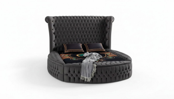 Bett Chesterfield Gepolstert Bett Luxus Schlofkummer Design Better Textil Samt Nei