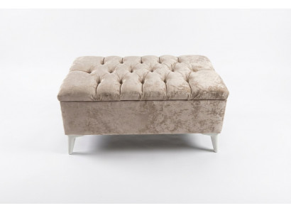 Design Hocker Design Gepolsterten Fousshocker Ottoman Sëtz Textil Chaise Lounge