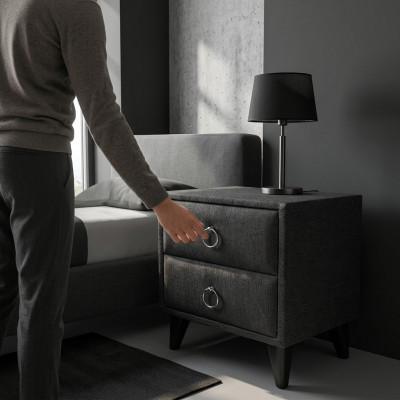 Design Nuetsdësch Konsole Säitentisch Schlofzëmmer Luxus Konsolendëscher Italien