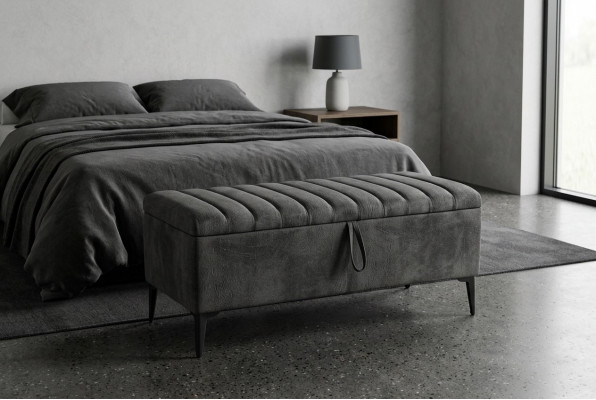 Design Hocker Design Polster Fousshocker Ottomane Sëtz Textil Chaise Lounge Pufa